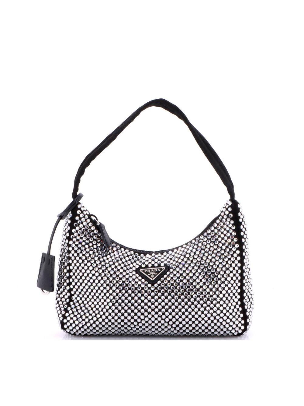Prada Re-Edition Hobo Crystal #286136P19B